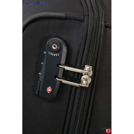 Samsonite Mala/Trolley de Viagem Cabine 2 Rodas Upright 55cm Expansível DUOSPHERE Preto - Ref. 92CC600209-7