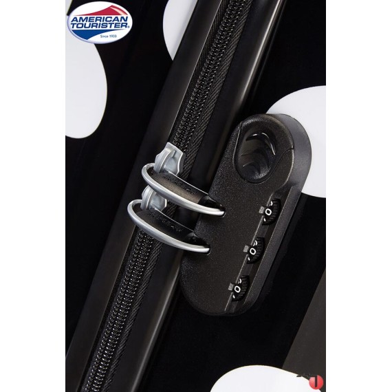 Trolley de Viagem Cabine com 4 rodas Spinner 55 cm Minnie Dots Alfawist 2.0 Disney American Tourister - Ref. 9219C01909-5