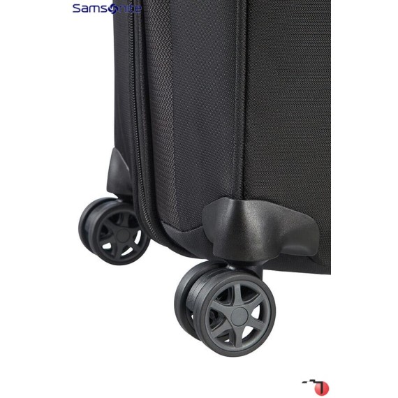 Samsonite Mala/Trolley de Viagem Médio 4 Rodas Spinner 67cm Expansível DUOSPHERE Preto - Ref. 92CC600409-6