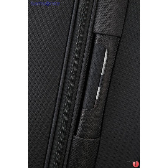 Samsonite Mala/Trolley de Viagem Médio 4 Rodas Spinner 67cm Expansível DUOSPHERE Preto - Ref. 92CC600409-8