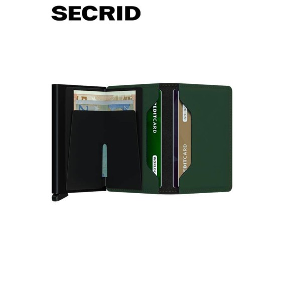 Secrid SLIMWALLET Matte Green-Black | Ref. 297.SM-G-P Secrid SLIMWALLET Matte Green-Black | Ref. 297.SM-G-P