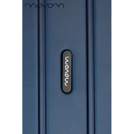Mala de Viagem / Trolley Grande 75cm 4R Exp. MOVOM Wood Azul Marinho | Ref. 186.5319464C