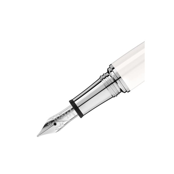 Caneta-tinteiro Bonheur Branco Montblanc - Ref. 238.114831-2