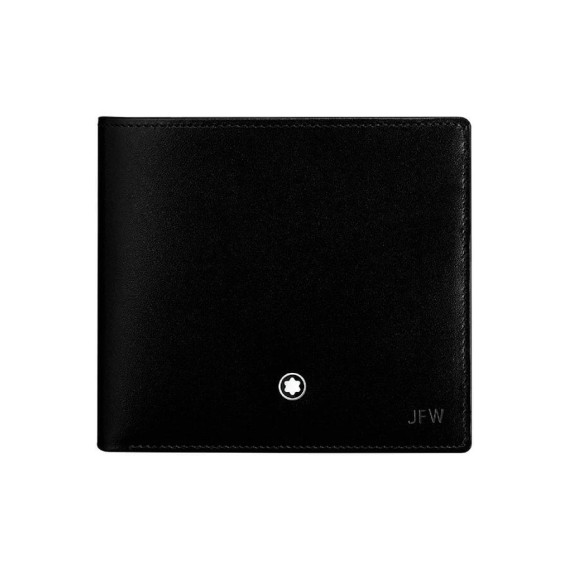 Carteira com Porta-Moedas 4CC MONTBLANC Meisterstück Preta | Ref. 238.7164