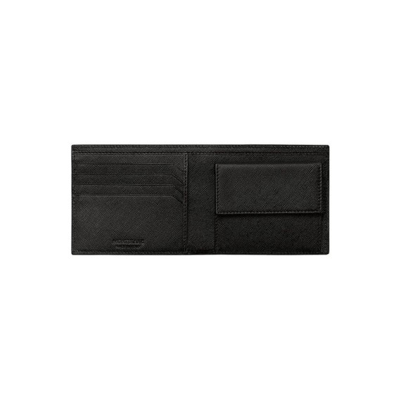 Carteira Sartorial 4 CC com Porta-Moedas Preto Montblanc - Ref. 238.113222-1 Carteira Sartorial 4 CC com Porta-Moedas Preto Montblanc - Ref. 238.113222-1