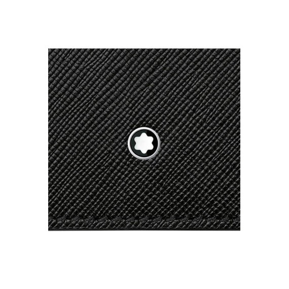 Carteira Sartorial 4 CC com Porta-Moedas Preto Montblanc - Ref. 238.113222-2 Carteira Sartorial 4 CC com Porta-Moedas Preto Montblanc - Ref. 238.113222-2