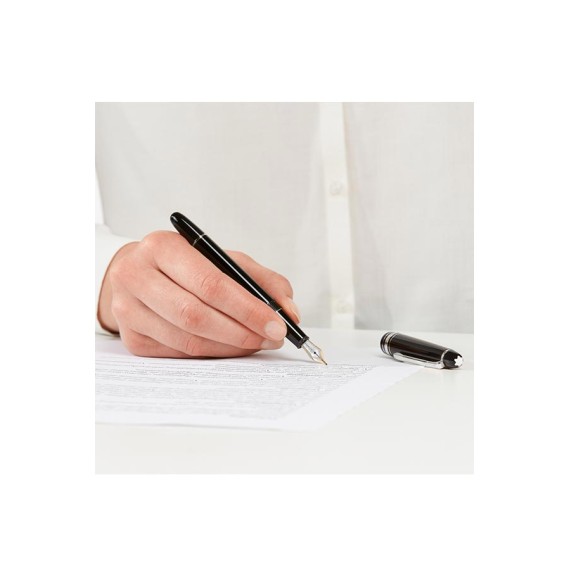 Caneta-tinteiro Meisterstück Platinum Line Classique M Preto Montblanc - Ref. 238.106522-2 Caneta-tinteiro Meisterstück Platinum Line Classique M Preto Montblanc - Ref. 238.106522-2