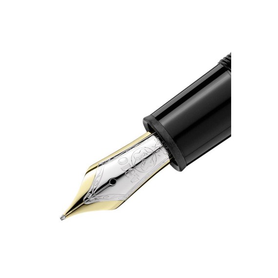 Caneta-tinteiro Montblanc Meisterstück Platinum Line LeGrand (M) Preta | Ref. 238.02851