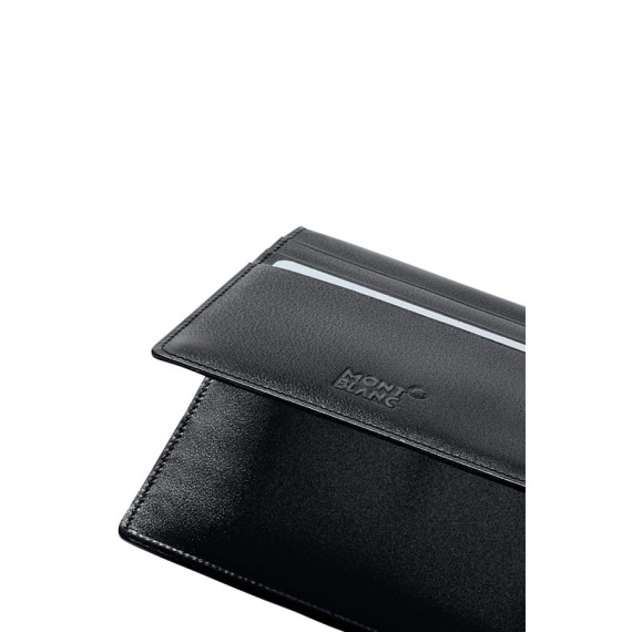 Carteira Meisterstück 10 CC com Porta-Moedas Preto Montblanc - Ref. 238.05524-3