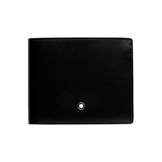 Carteira Meisterstück 10 CC com Porta-Moedas Preto Montblanc - Ref. 238.05524