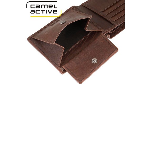 Camel Active Carteira Porta-Notas Tradicional com Porta-Moedas JAKARTA Castanho | Ref. 9126070329