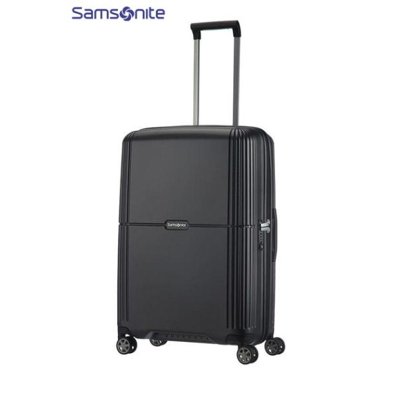 SAMSONITE Mala de Viagem / Trolley Médio 69cm 4 Rodas Orfeo Preta | Ref. 92CC400219 SAMSONITE Mala de Viagem / Trolley Médio 69cm 4 Rodas Orfeo Preta | Ref. 92CC400219