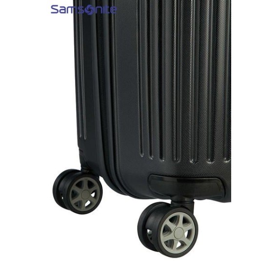 SAMSONITE Mala de Viagem / Trolley Médio 69cm 4 Rodas Orfeo Preta | Ref. 92CC400219 SAMSONITE Mala de Viagem / Trolley Médio 69cm 4 Rodas Orfeo Preta | Ref. 92CC400219