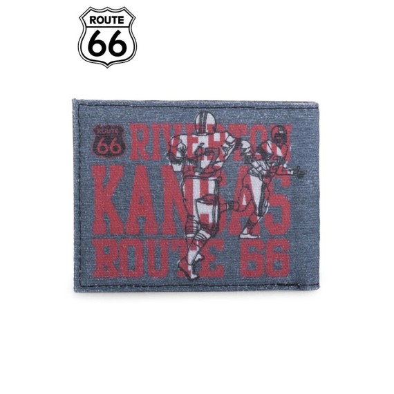 Carteira Porta-Notas Horizontal com Porta-Moedas ROUTE 66 Preto | Ref. 237.R1210301 Carteira Porta-Notas Horizontal com Porta-Moedas ROUTE 66 Preto | Ref. 237.R1210301