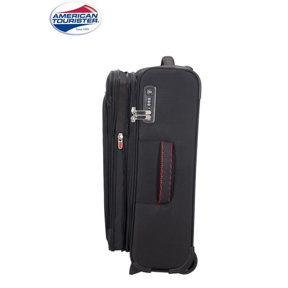 American Tourister Mala/Trolley de Cabine 55cm 2 Rodas Upright Expansível AIRBEAT Universe Black | Ref. 9245G00109