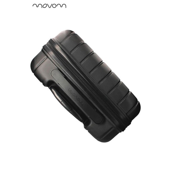 Mala de Cabine / Trolley 55cm 4 Rodas MOVOM Wood Preto | Ref. 186.5319461A