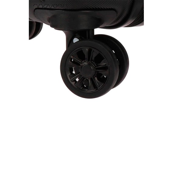 Mala de Cabine / Trolley 55cm 4 Rodas MOVOM Wood Preto | Ref. 186.5319461A
