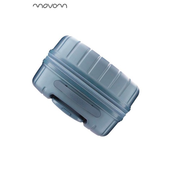 Mala de Viagem / Trolley Grande 75cm 4R Exp. MOVOM Wood Prata | Ref. 186.5319463C