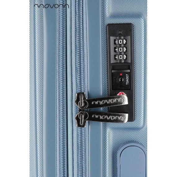 Mala de Viagem / Trolley Grande 75cm 4R Exp. MOVOM Wood Prata | Ref. 186.5319463C