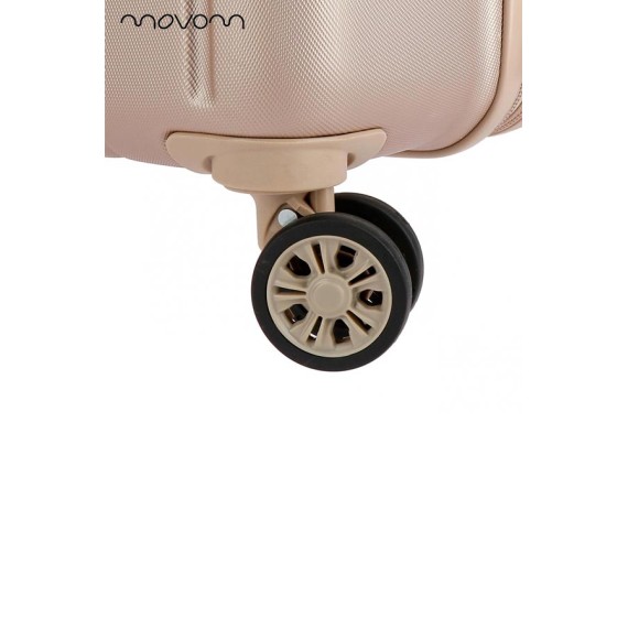 Mala de Viagem / Trolley Grande 75cm 4R Exp. MOVOM Wood Champanhe | Ref. 186.5319465C