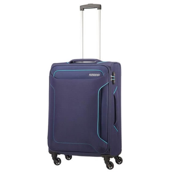 American Tourister Mala/Trolley de Viagem Médio 67cm 4 Rodas Spinner HOLIDAY HEAT Azul Marinho | Ref. 9250G00541