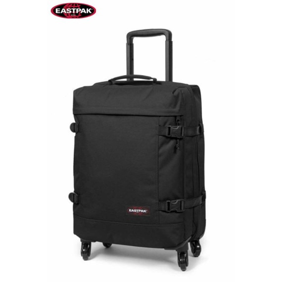 Mala de Cabine / Trolley 54cm 4 Rodas Eastpak TRANS4 S Preta Ref. 267.80L008