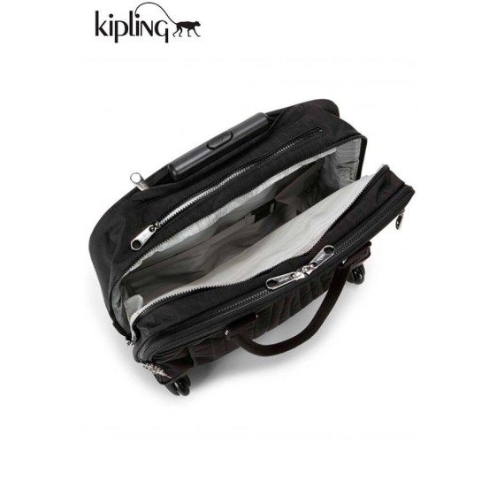 Pasta com Rodas 15’’ Dazz Black NETSIA Kipling - Ref. 187.K12271H53-2