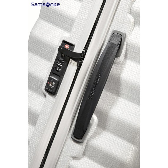 Mala/Trolley de Viagem Cabine 4 rodas Spinner 55 cm Off Write Lite-Shock Samsonite - Ref. 9298V00135-5