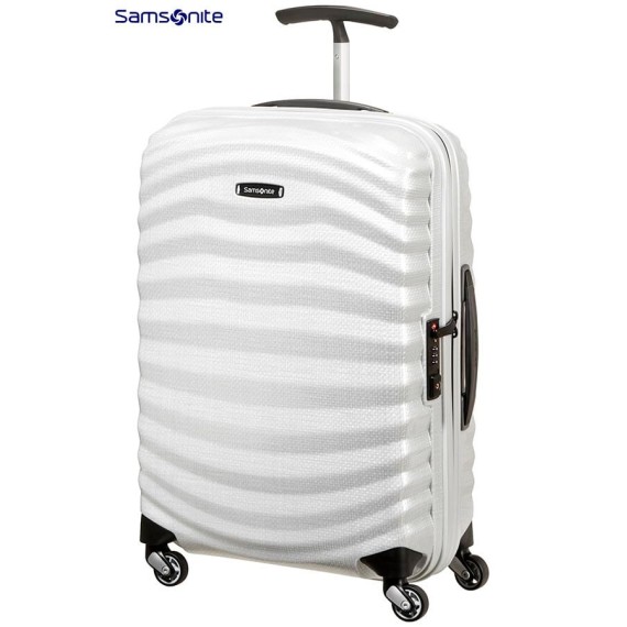 Mala/Trolley de Viagem Cabine 4 rodas Spinner 55 cm Off Write Lite-Shock Samsonite - Ref. 9298V00135-7