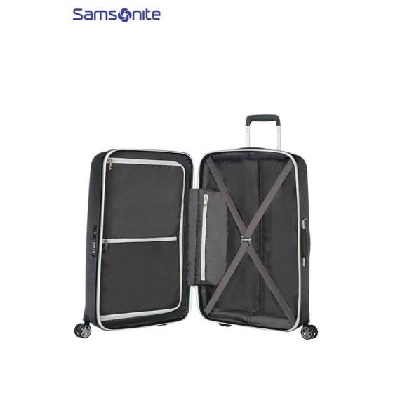 Samsonite Mala/Trolley de Viagem Grande 75cm 4 Rodas Spinner MIXMESH Graphite/Gunmetal  - Ref. 92CH600328