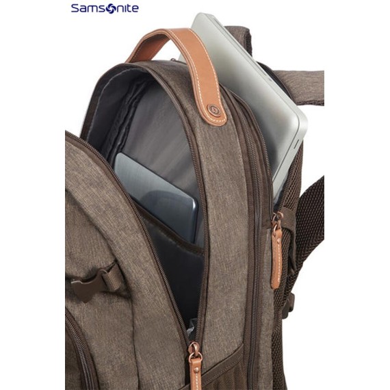 Mochila Casual Pequena Rock Rewind Natural Samsonite - Ref. 92CH700608-1