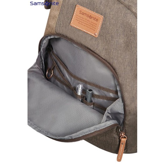 Mochila Casual Pequena Rock Rewind Natural Samsonite - Ref. 92CH700608-7
