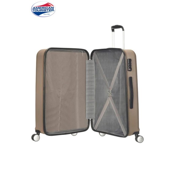 Mala/Trolley de Viagem Grande com 4 rodas Spinner 76 cm Bronze Hypercube American Tourister - Ref. 9225G90305