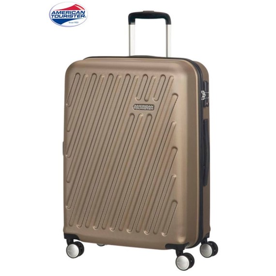 Mala/Trolley de Viagem Grande com 4 rodas Spinner 76 cm Bronze Hypercube American Tourister - Ref. 9225G90305
