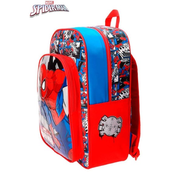 Mochila Escolar 38 cm Adaptável a carro Multicolor Sdiderman Comic Ref. 186.21623B1-3 Mochila Escolar 38 cm Adaptável a carro Multicolor Sdiderman Comic Ref. 186.21623B1-3