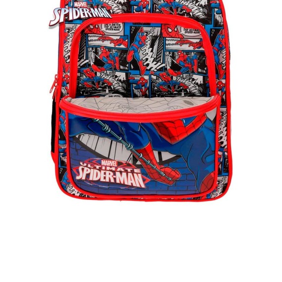 Mochila Escolar 38 cm Adaptável a carro Multicolor Sdiderman Comic Ref. 186.21623B1-4 Mochila Escolar 38 cm Adaptável a carro Multicolor Sdiderman Comic Ref. 186.21623B1-4