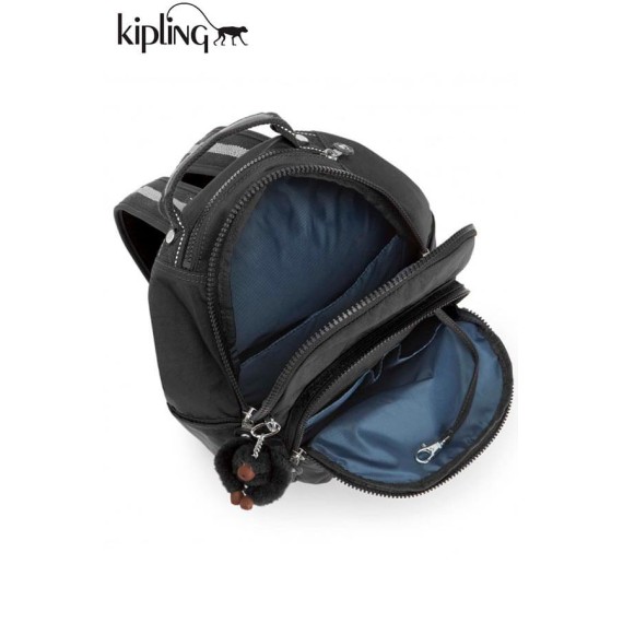Mochila Pequena para Portátil Kipling True Black SEOUL GO - Ref. 187.K18674J99-2