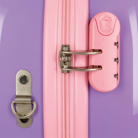 Roll Road Mala Infantil ABS 4 Rodas UNICORNIO Lilás - Ref. 186.44298C2