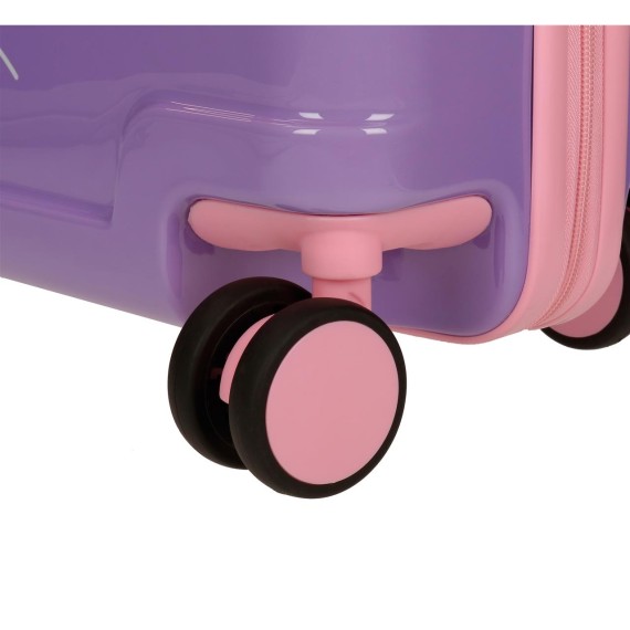 Roll Road Mala Infantil ABS 4 Rodas UNICORNIO Lilás - Ref. 186.44298C2