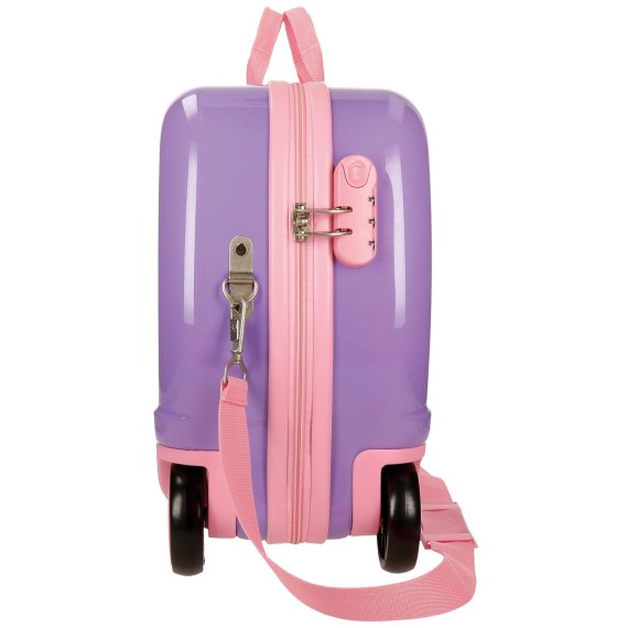 Roll Road Mala Infantil ABS 4 Rodas UNICORNIO Lilás - Ref. 186.44298C2