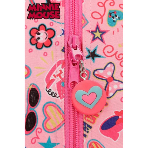 Bolsa de Tiracolo Minnie Stickers - Ref. 186.2335461-5