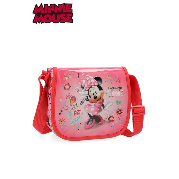 Bolsa de Tiracolo Minnie Stickers - Ref. 186.2335461