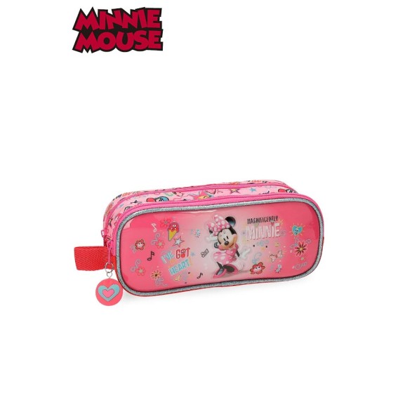 Estojo Escolar Duplo Compartimento Minnie Stickers - Ref. 186.2334261