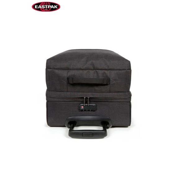 Mala/Trolley de Viagem Médio 2 rodas Upright 67 cm Eastpak Mod. Tranverz Loud Black - Ref. 267.62L81W-4