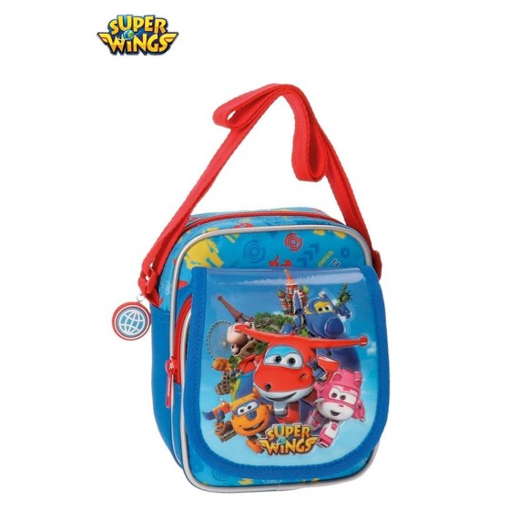 Bolsa de Tiracolo Multicolor Super Wings-Ref.186.28455