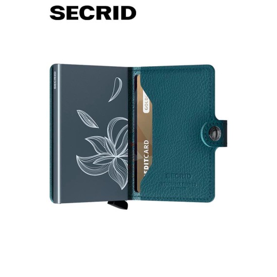 MINIWALLET Stich Magnolia Petrolio Secrid - 297.MST-MAG-PET-1 MINIWALLET Stich Magnolia Petrolio Secrid - 297.MST-MAG-PET-1