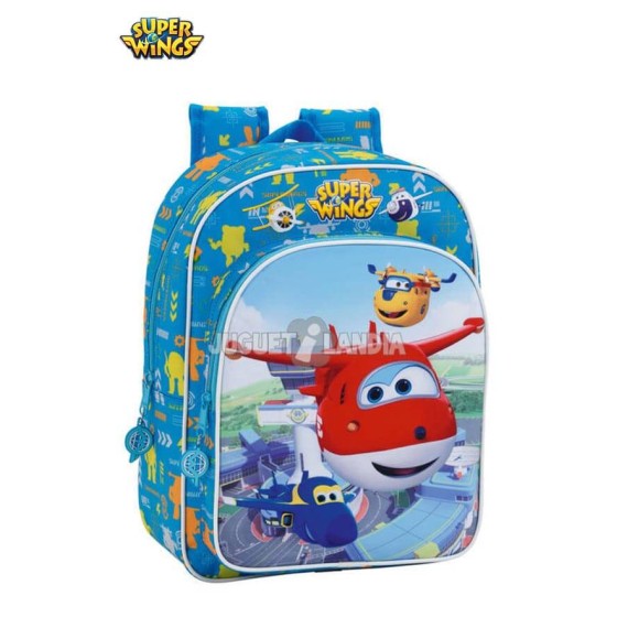 Mochila Escolar Multicolor 34cm Super Wings-Ref.248.611760185