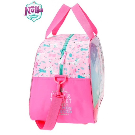 Saco de Viagem 40cm Nella Unicornio Rosa | Ref. 186.2343261