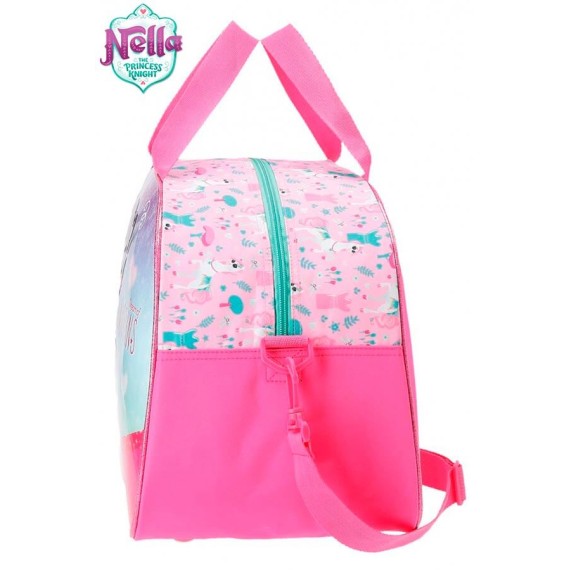 Saco de Viagem 40cm Nella Unicornio Rosa | Ref. 186.2343261