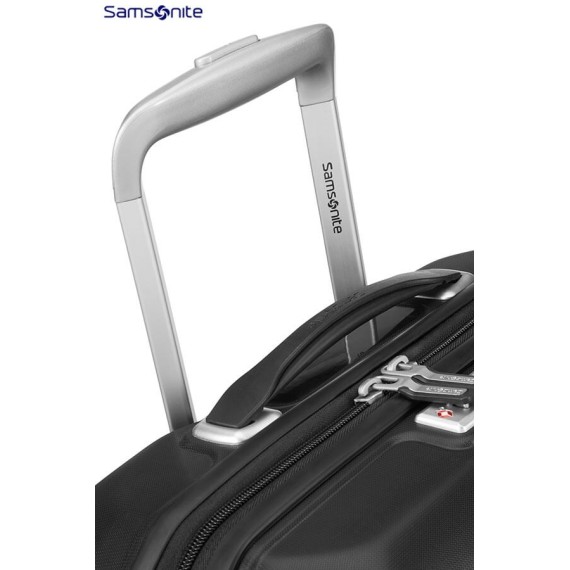 Samsonite Mala/Trolley de Cabine 4 Rodas 55cm Expansível FLUX Preto - Ref. 92CB000109-2
